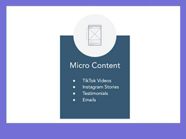 Types of Micro-content