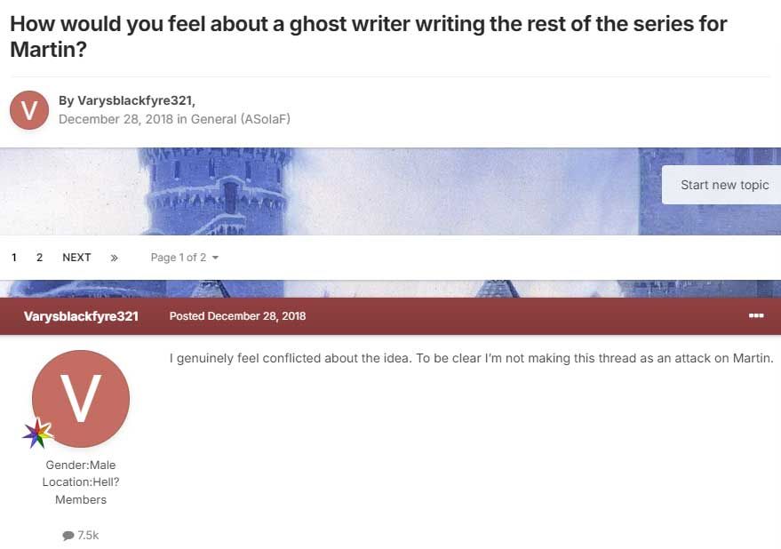 hiring a ghostwriter