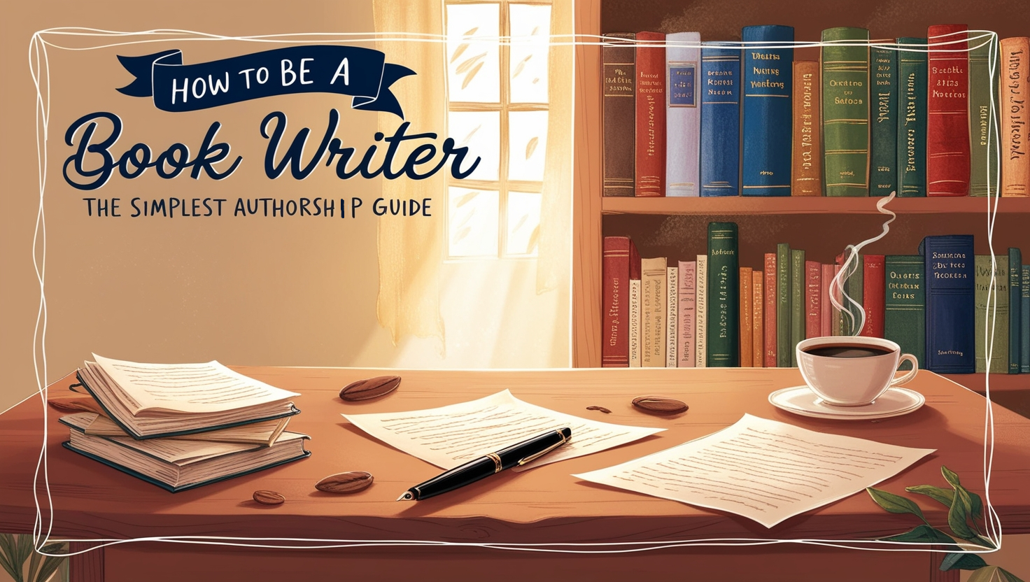 How to Be a Book Writer &#8211; The Simplest Authorship Guide