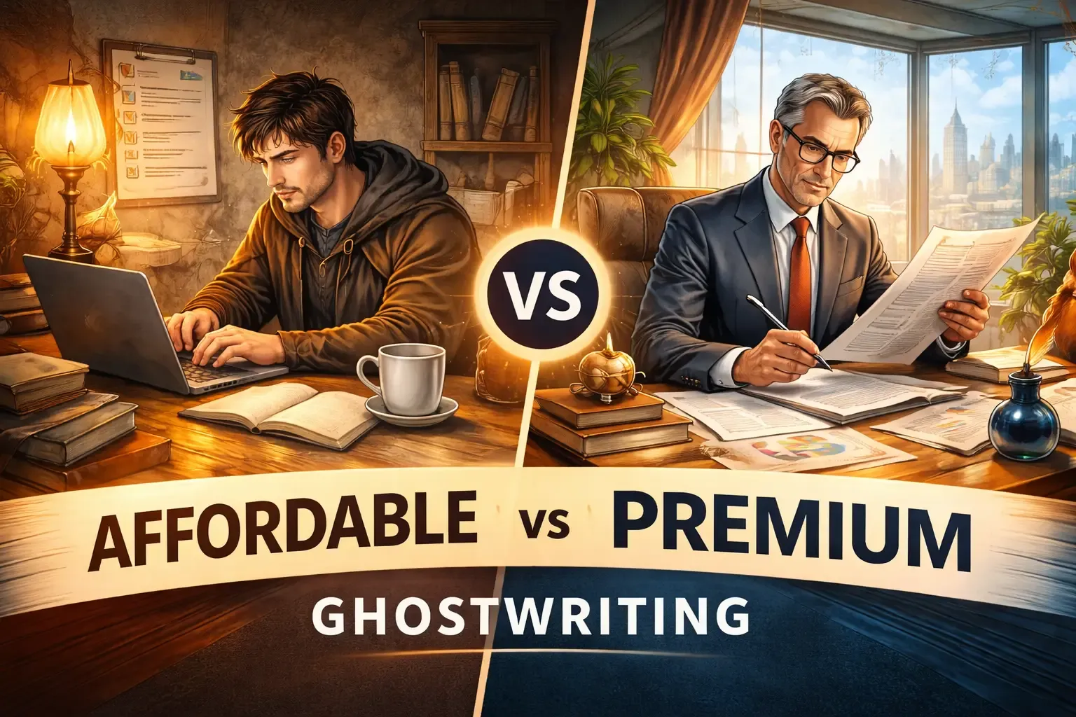 Affordable vs Premium Ghostwriting Service: Which One Is Right for You?