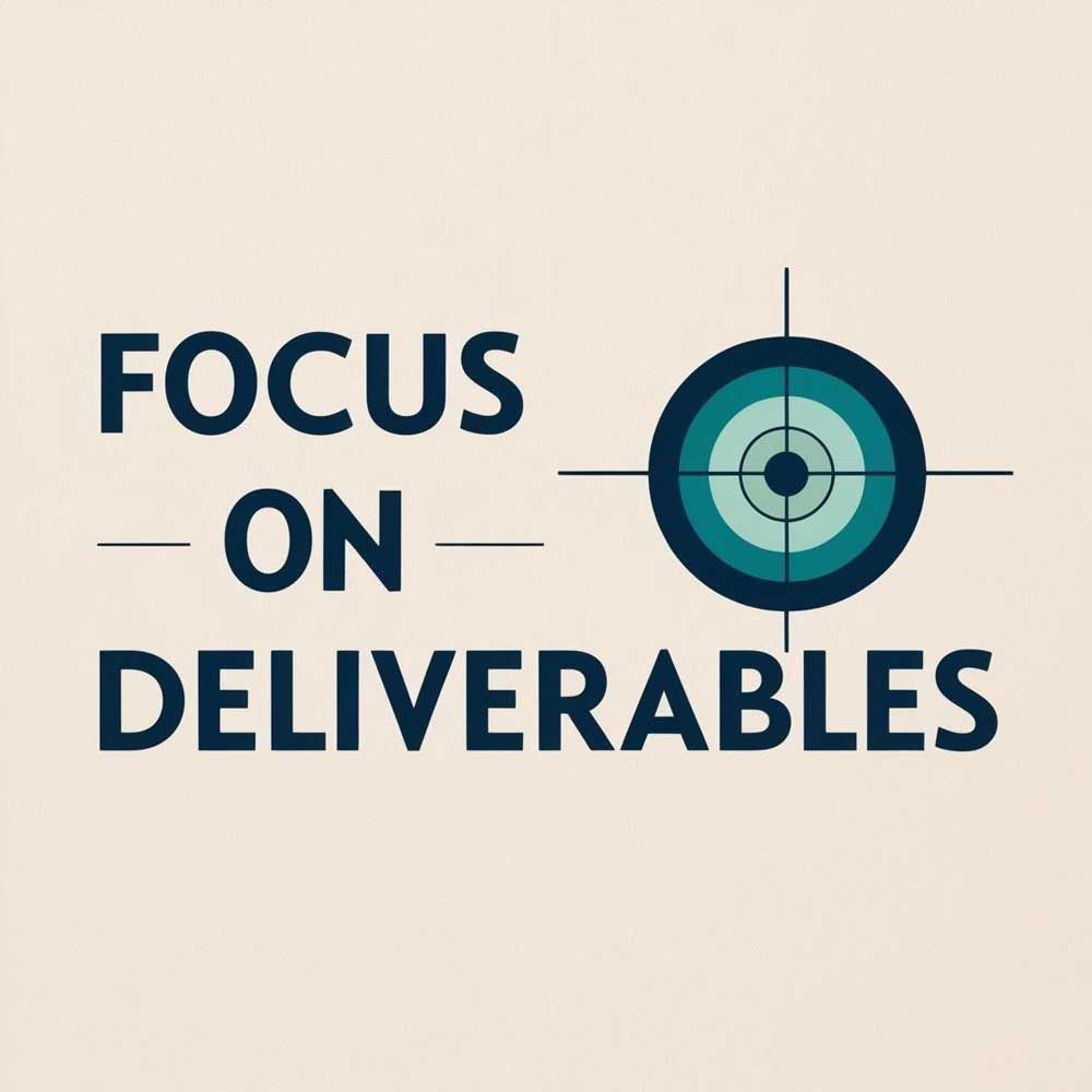 Focus on Deliverables