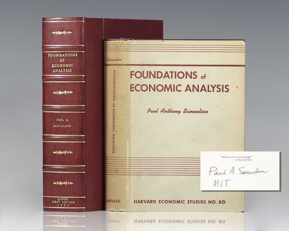 Foundations of Economic Analysis