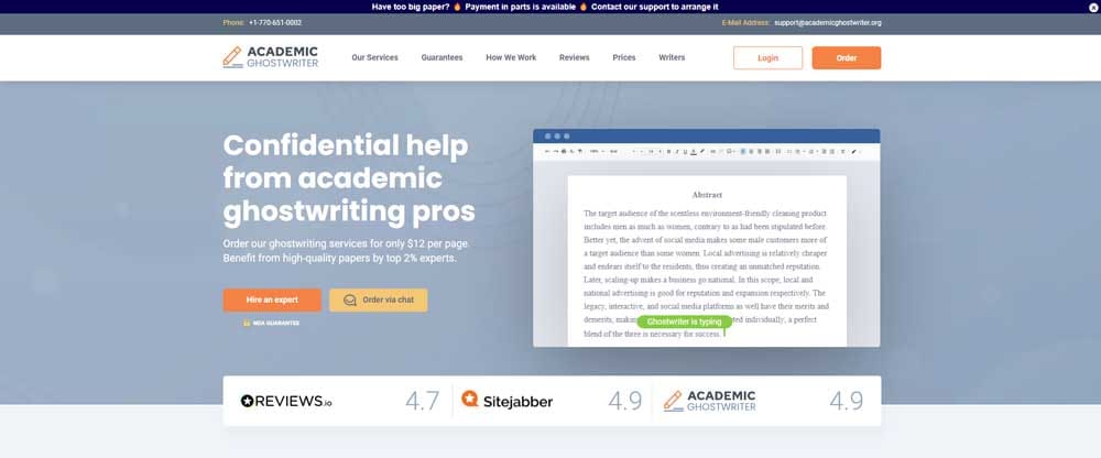 Academic Ghostwriter